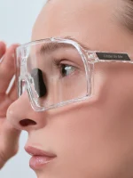 عینک فتوکرومیک ورزشی برند: UNDER BY ME مدل: Transparent Photochromic Black - Image 3