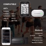 سنسور ضربان قلب Coospo H808S –  ضربان قلب سینه‌ای با Bluetooth 5.0 و ANT+، مقاوم در برابر آب - Image 3