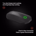 سنسور ضربان قلب Coospo H808S –  ضربان قلب سینه‌ای با Bluetooth 5.0 و ANT+، مقاوم در برابر آب - Image 4