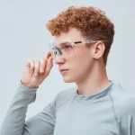 عینک فتوکرومیک ورزشی آندر بای می(Under by Me) مدل اسپرت با لنز اضافی یاسمنی