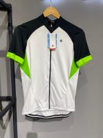 پیراهن دوچرخه‌سواری Specialized — سایز M، سفید با آستین و یقه مشکی