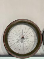 جفت طوقه کربن فولکروم 50 میلی‌متر با توپی کربن (Fulcrum Carbon Wheelset) کارکرده ریمبرک - Image 2
