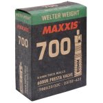 تیوب  کورسی  Maxxis Inner Tube – WelterWeight 28" (700×23-32C) | والو 60 mm | Presta Brand: Maxxis