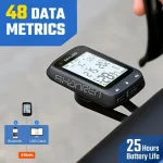 کامپیوتر دوچرخه شانرن مدل MILES GPS با پشتیبانی ANT+ و بلوتوث