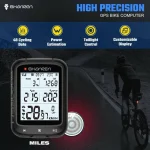 کامپیوتر دوچرخه شانرن مدل MILES GPS با پشتیبانی ANT+ و بلوتوث - Image 2
