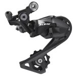شانژمان عقب دوچرخه Shimano مدل 105 RD-R7000 Shadow RD | سیستم 2×11 سرعته | مشکی