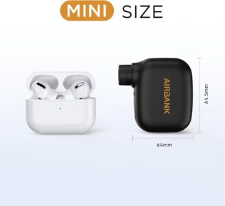 پمپ باد برقی دوچرخه مینی AIRBANC POCKET SE، قابل حمل - Image 3