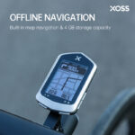 کامپیوتر دوچرخه +XOSS NAV (نمایشگر 2.4 اینچ) با ناوبری و ثبت تمرین - Image 5