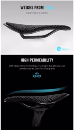 زین صندلی کربن مدل AIRCODE 3D HONEYCOMB - Image 7