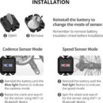 سنسور دوکاره سرعت و کدنس XOSS مدل Speed & Cadence Sensor - Image 2
