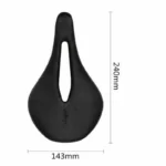 زین دوچرخه کربن Kohlefaser Radsport Sättel Fahrrad Rennrad PU Leder Carbon Fiber Sattel saddle - Image 4