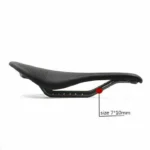 زین دوچرخه کربن Kohlefaser Radsport Sättel Fahrrad Rennrad PU Leder Carbon Fiber Sattel saddle - Image 3